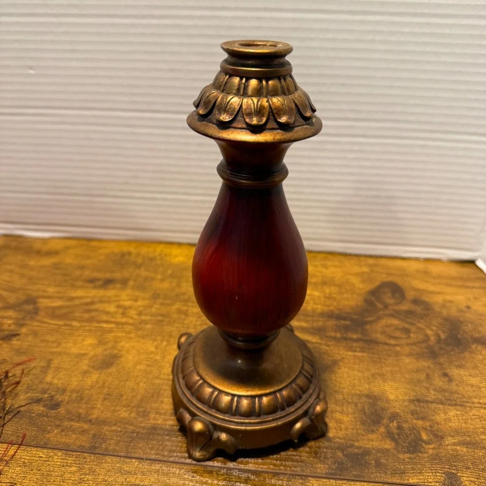 Boho Red Fringe Lamp Shade Base Set Bell Shade Burgundy Gold Romantic Retro Goth
